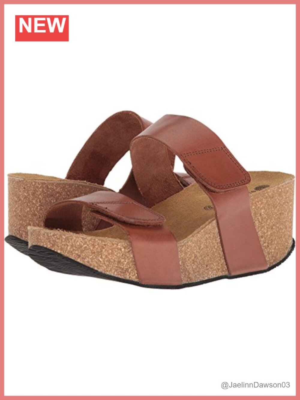 Eric Michael Lily Wedge Sandals Leather Slingback Platforms Low Heel